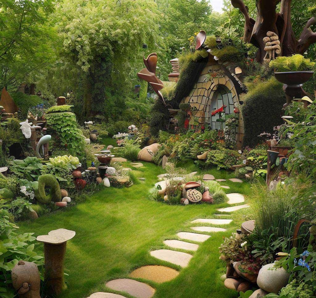 paisajismo jardín-temático